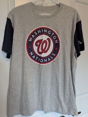 Genuine Merchandise Washington Nationals Gray Tee with Coors Light Logo